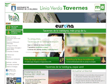 Tablet Screenshot of liniaverdatavernes.org